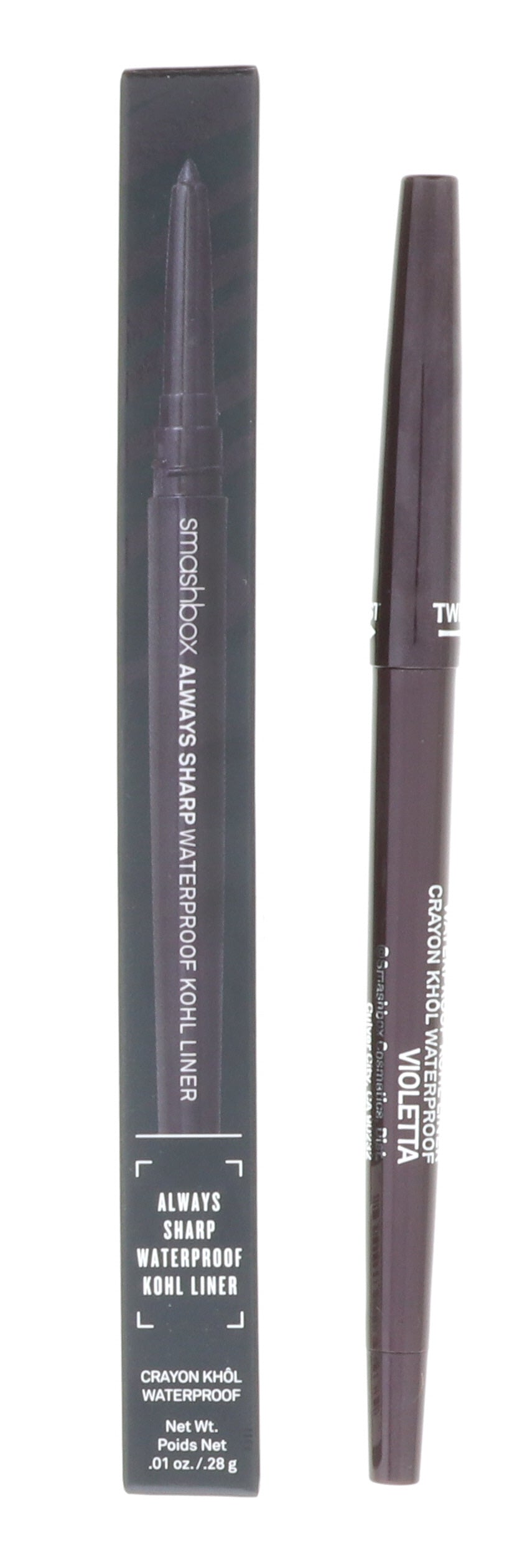 Smashbox Always Sharp Waterproof Kohl Liner, Violetta, 0.01 oz