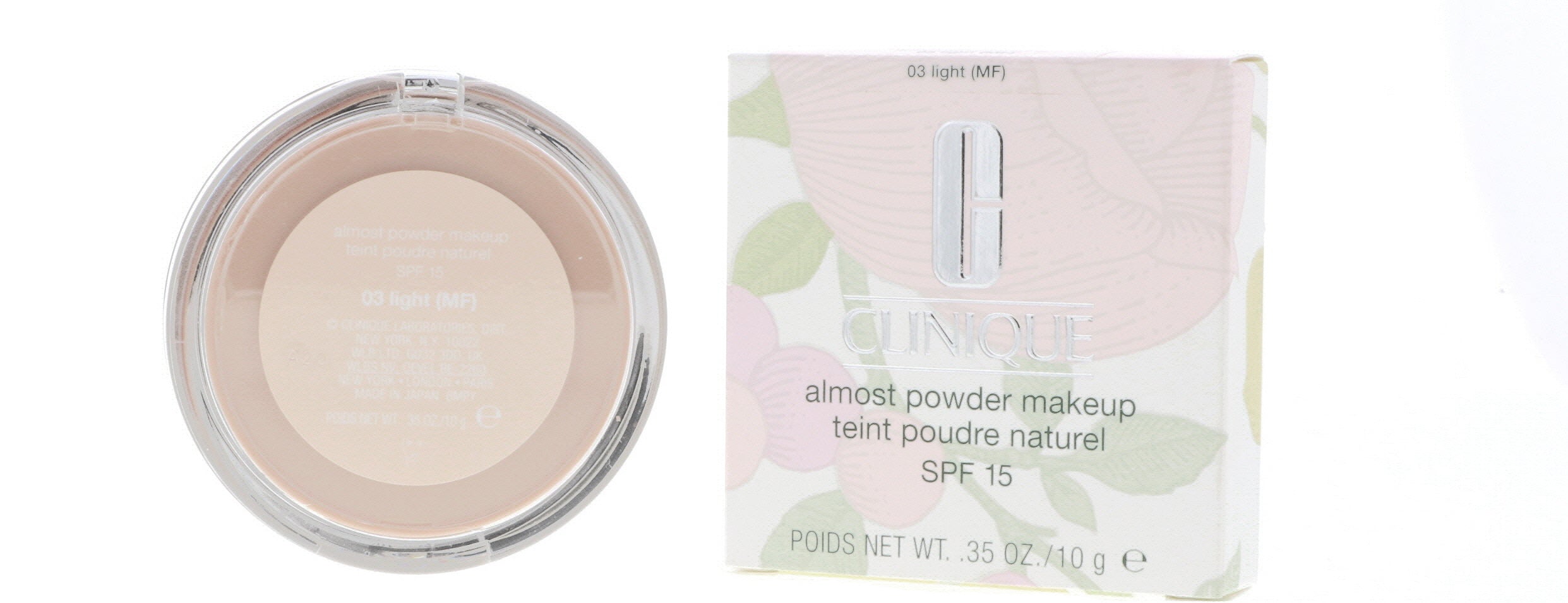 Clinique Almost Powder Makeup SPF15, 03 Light, 0.35 oz