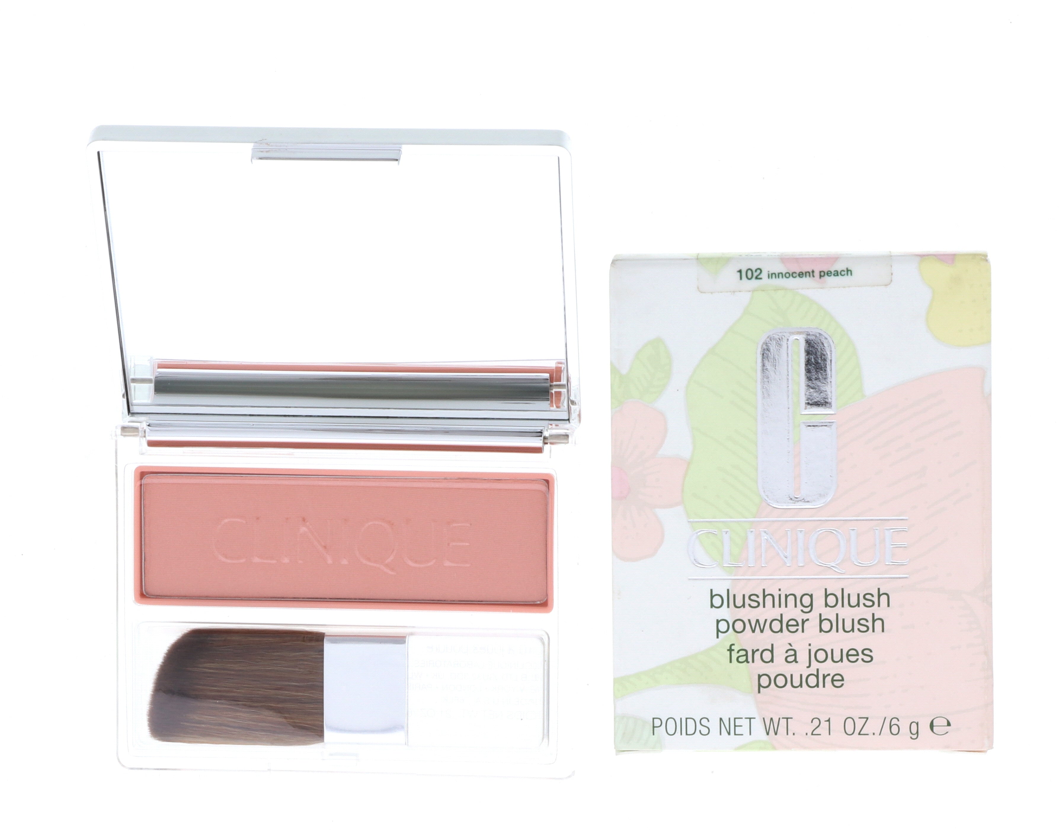 Clinique Blushing Blush Powder Blush, 102 Innocent Peach, 0.21 oz