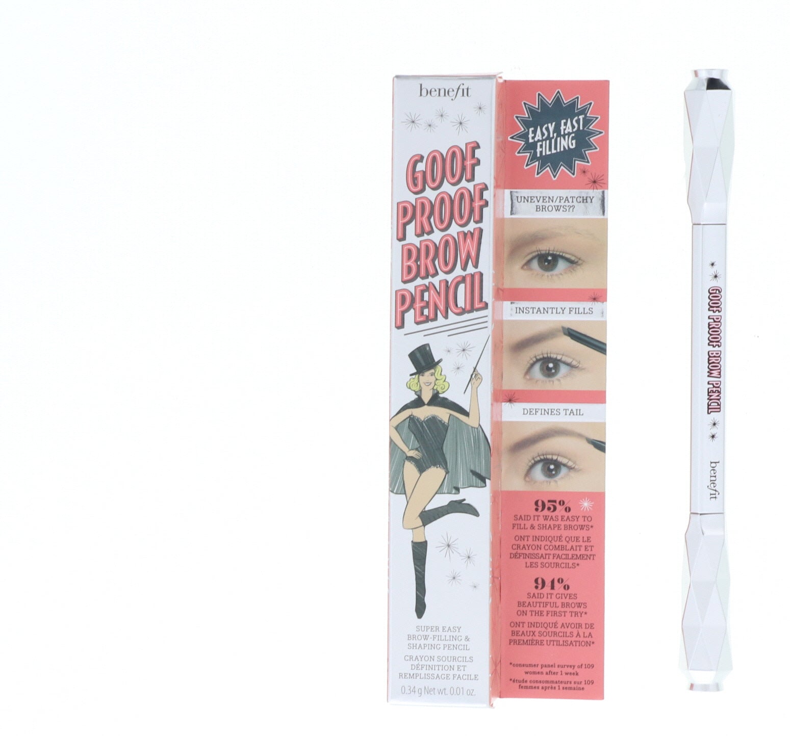 Benefit Goof Proof Brow Pencil, #03, 0.01 oz