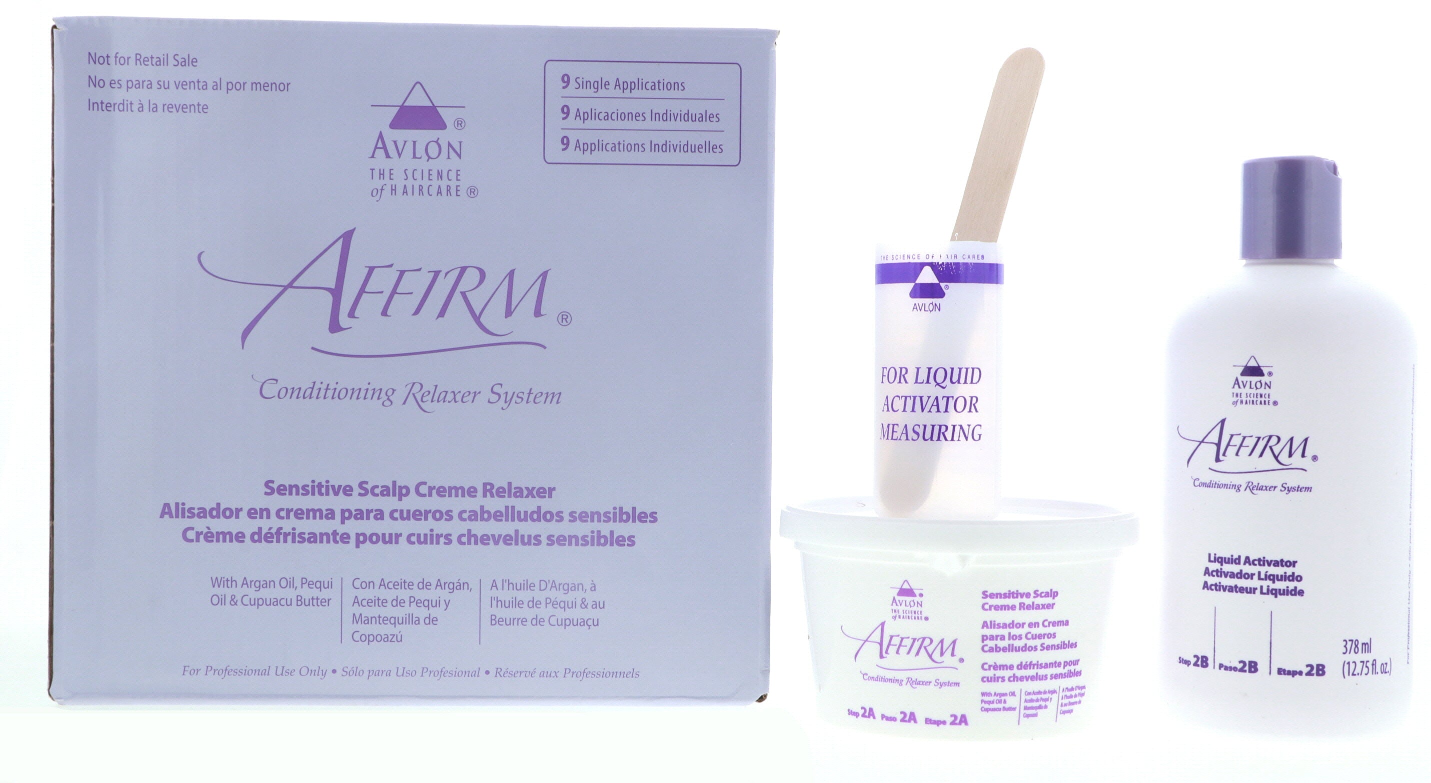Avlon Affirm Sensitive Scalp Creme Relaxer Pack of 9