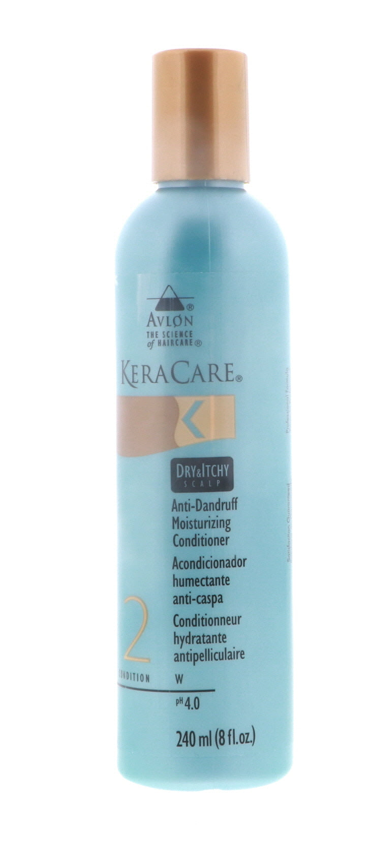 Avlon KeraCare Dry & Itchy Scalp Anti-Dandruff Moisturizing Conditioner, 8 oz