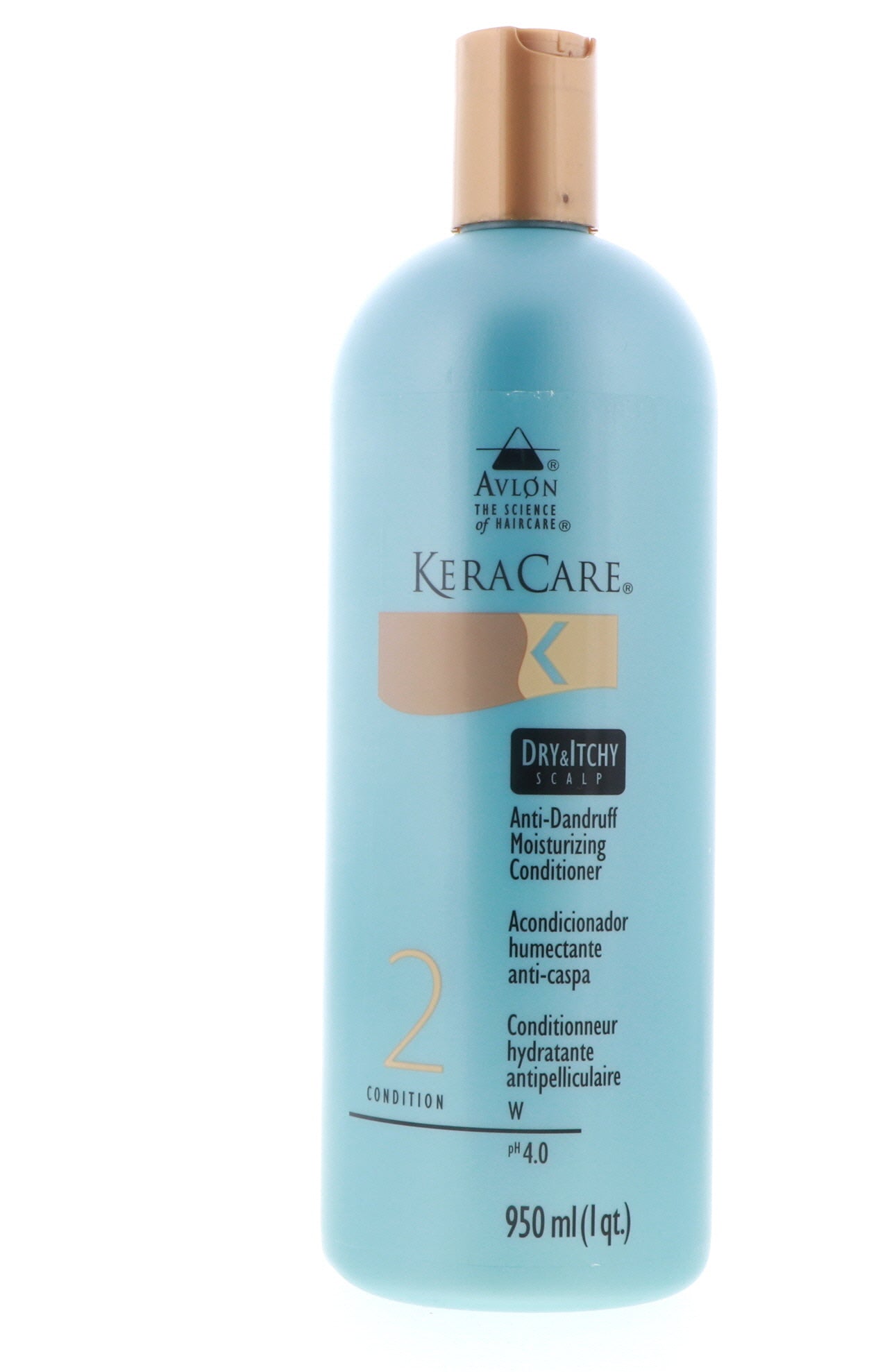 Avlon KeraCare Dry & Itchy Scalp Anti-Dandruff Moisturizing Conditioner, 32 oz