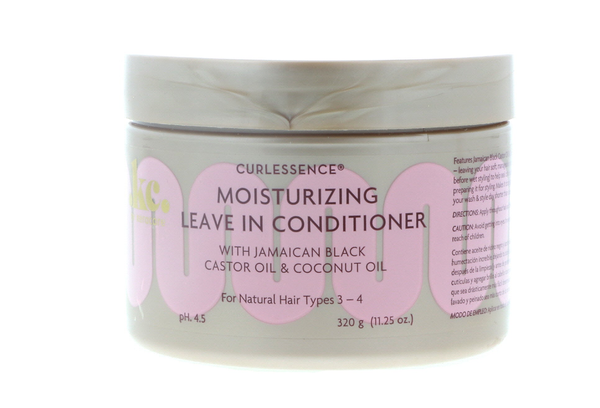 Avlon KeraCare Curlessence Moisturizing Leave-In Conditioner w/ Jamaican Castor Oil & Coconut Oil, 11.25 oz