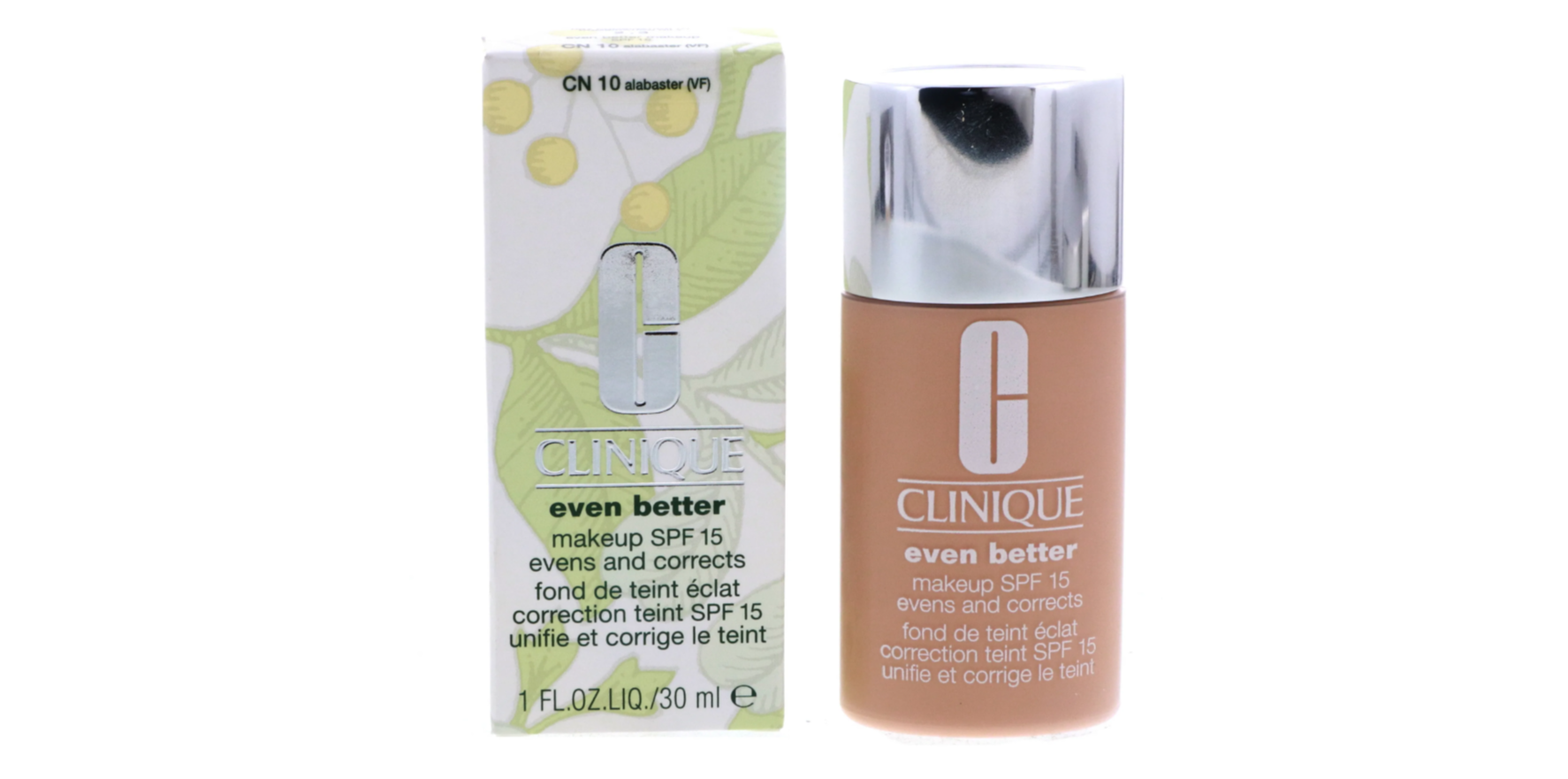 Clinique Even Better Makeup SPF15, CN10 Alabaster, 1 oz