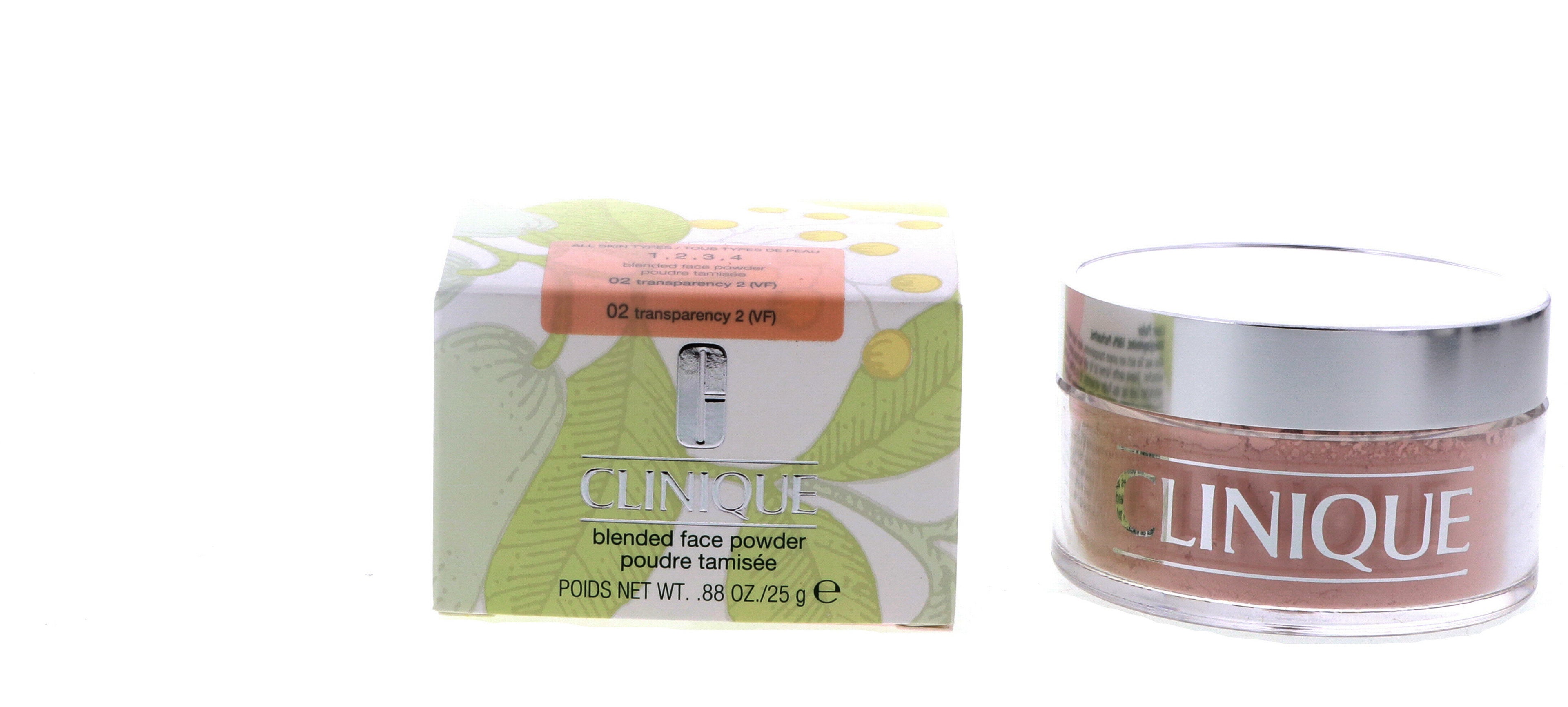 Clinique Blended Face Powder, 02 Transparency, 0.88 oz