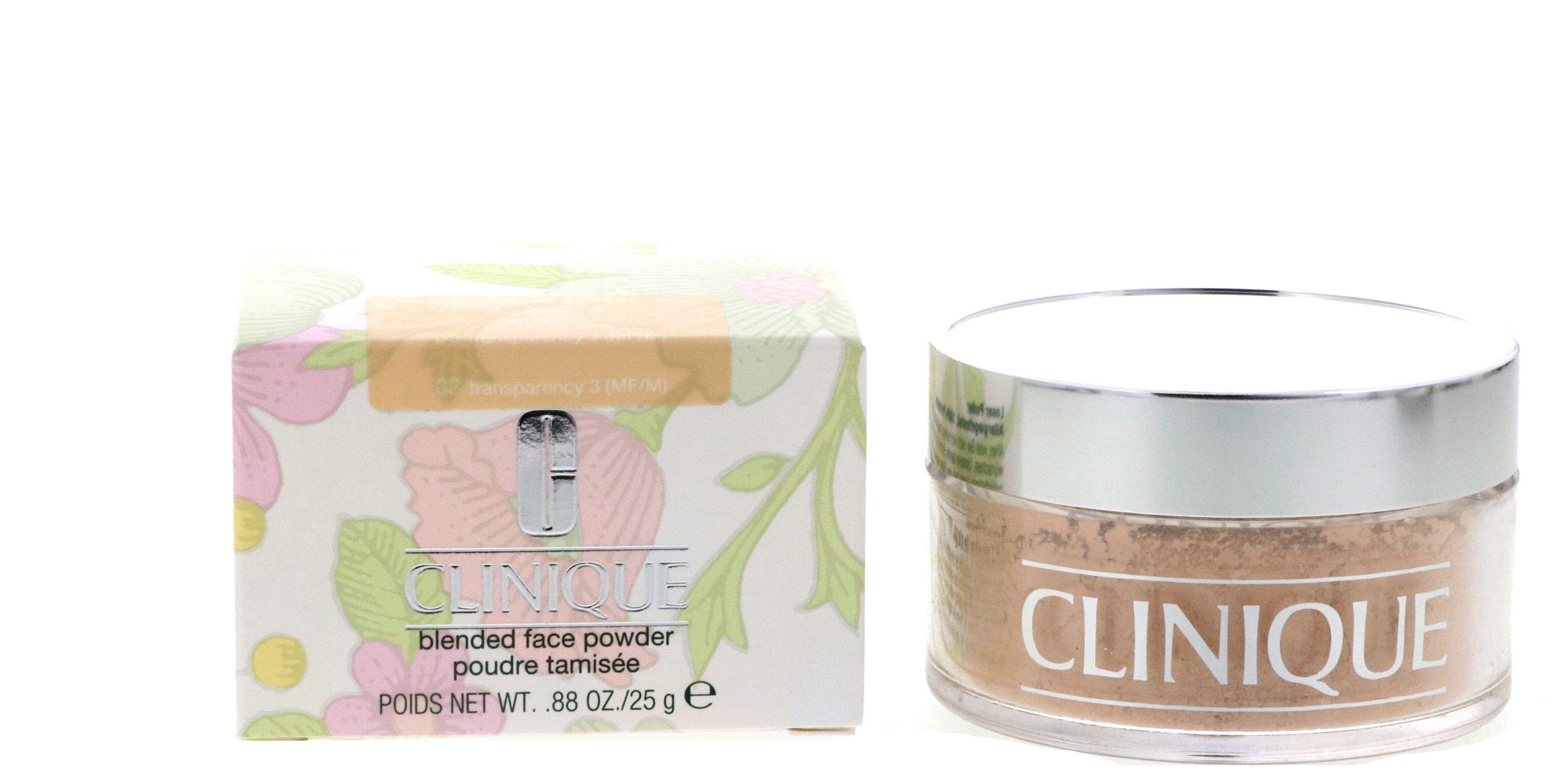 Clinique Blended Face Powder, 03 Transparency, 0.88 oz